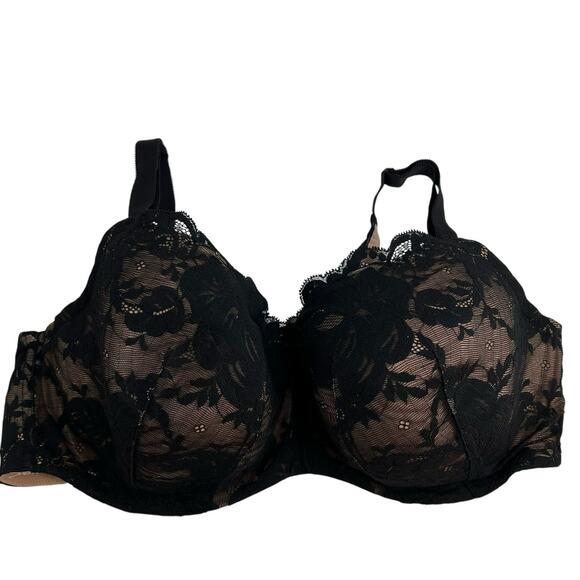 Torrid Curve Size 42DDD Bra Balconette Lightly Lined Underwire 360 Smoothing - Picture 2 of 15